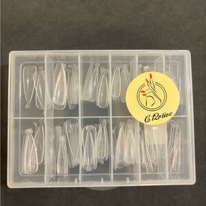 120 pcs reusable Dual Nail Forms for polygel in 12 sizes